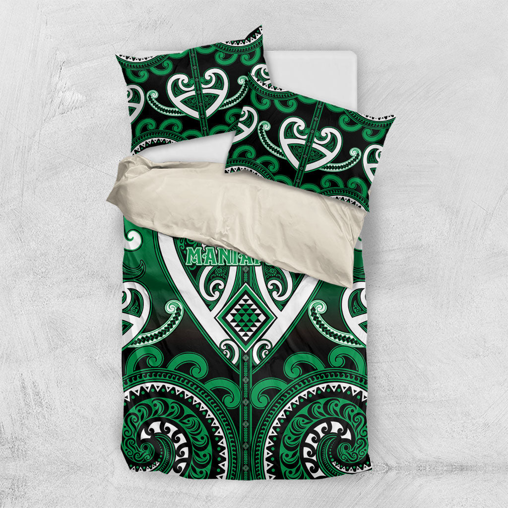 Aotearoa Ngati Maniapoto Bedding Set Maori Tribal Pattern