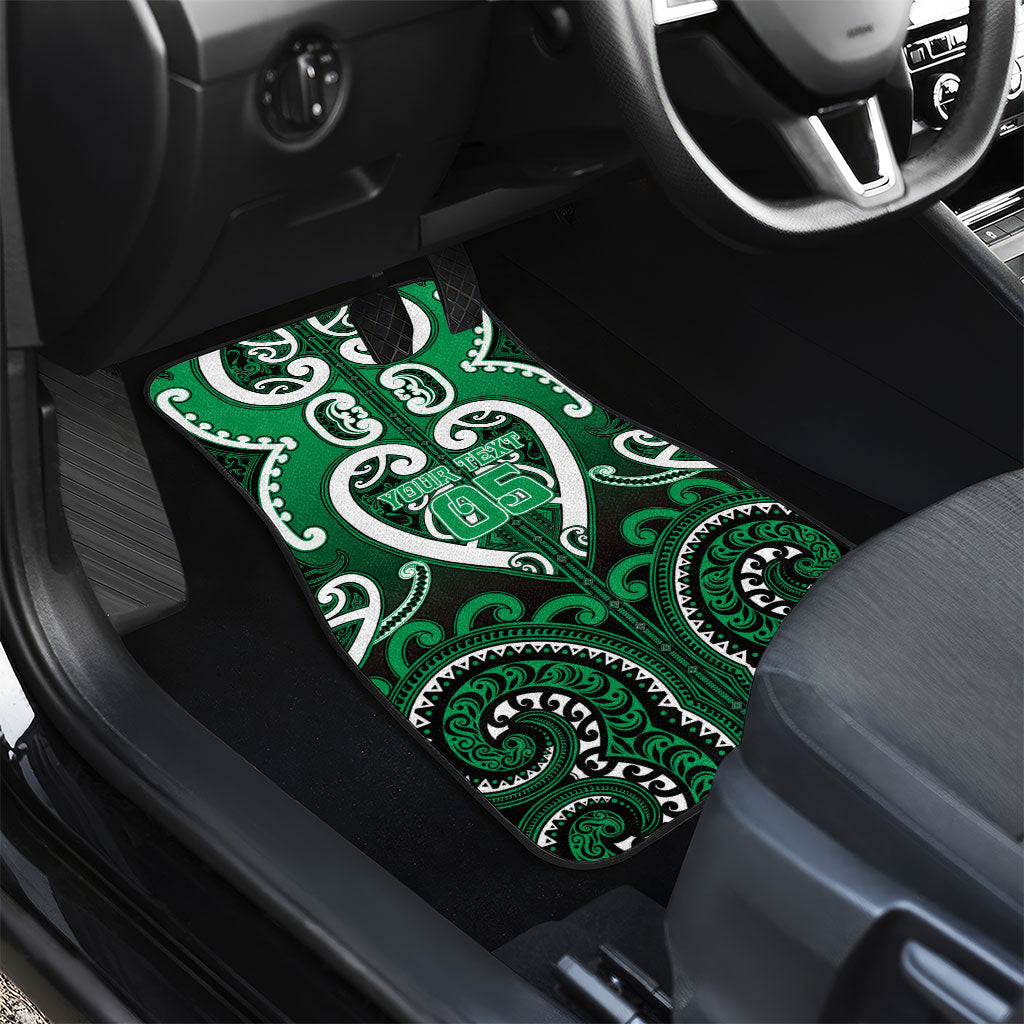 Custom Aotearoa Ngati Maniapoto Car Mats Maori Tribal Pattern