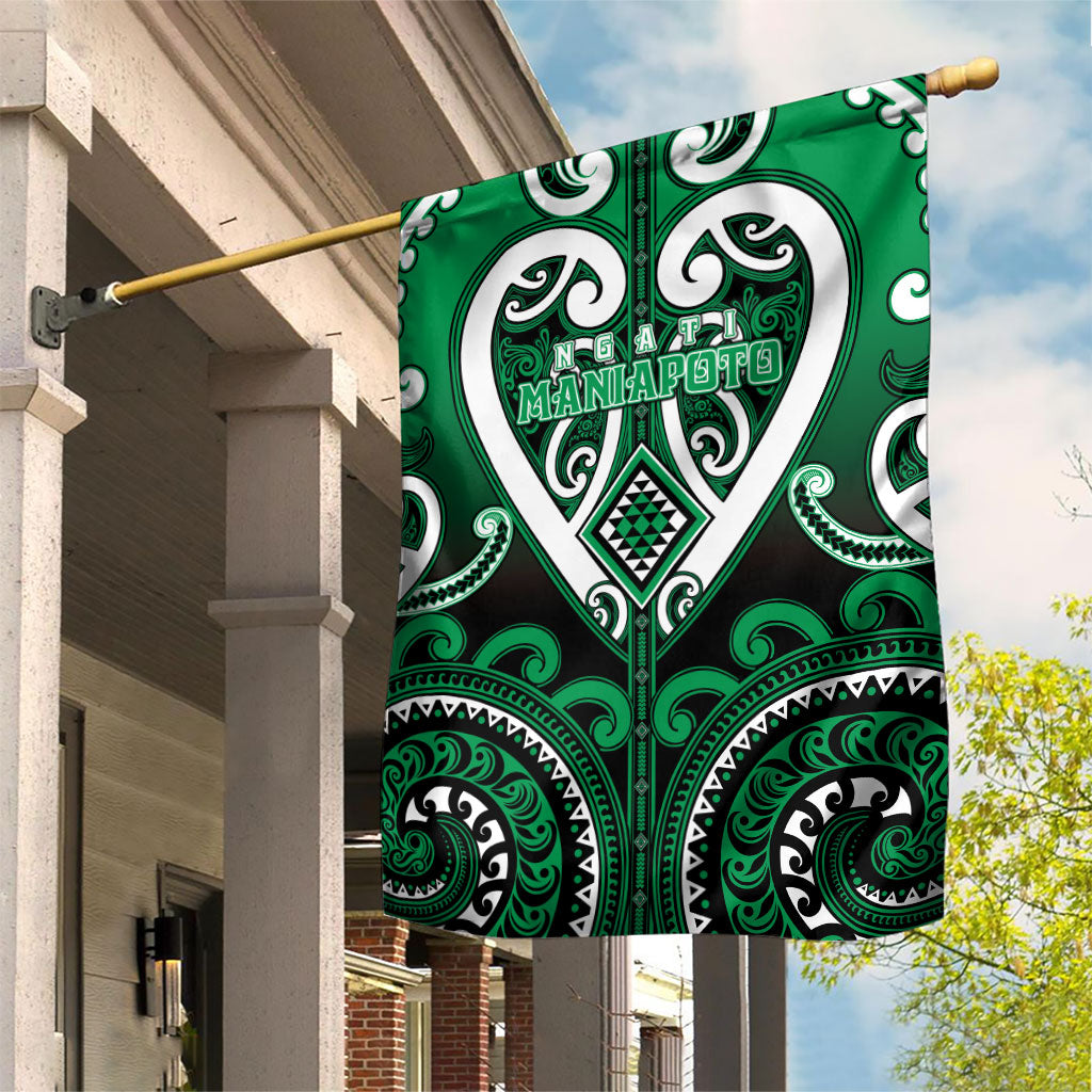 Aotearoa Ngati Maniapoto Garden Flag Maori Tribal Pattern