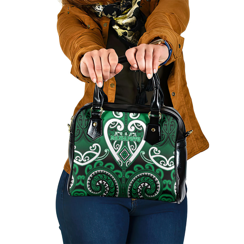 Aotearoa Ngati Maniapoto Shoulder Handbag Maori Tribal Pattern