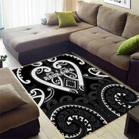 Aotearoa Ngati Raukawa Area Rug Maori Tribal Pattern