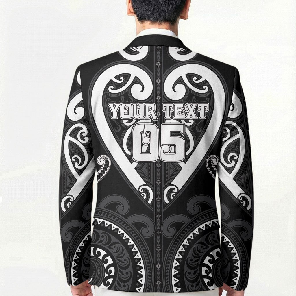 Custom Aotearoa Ngati Raukawa Blazer Maori Tribal Pattern