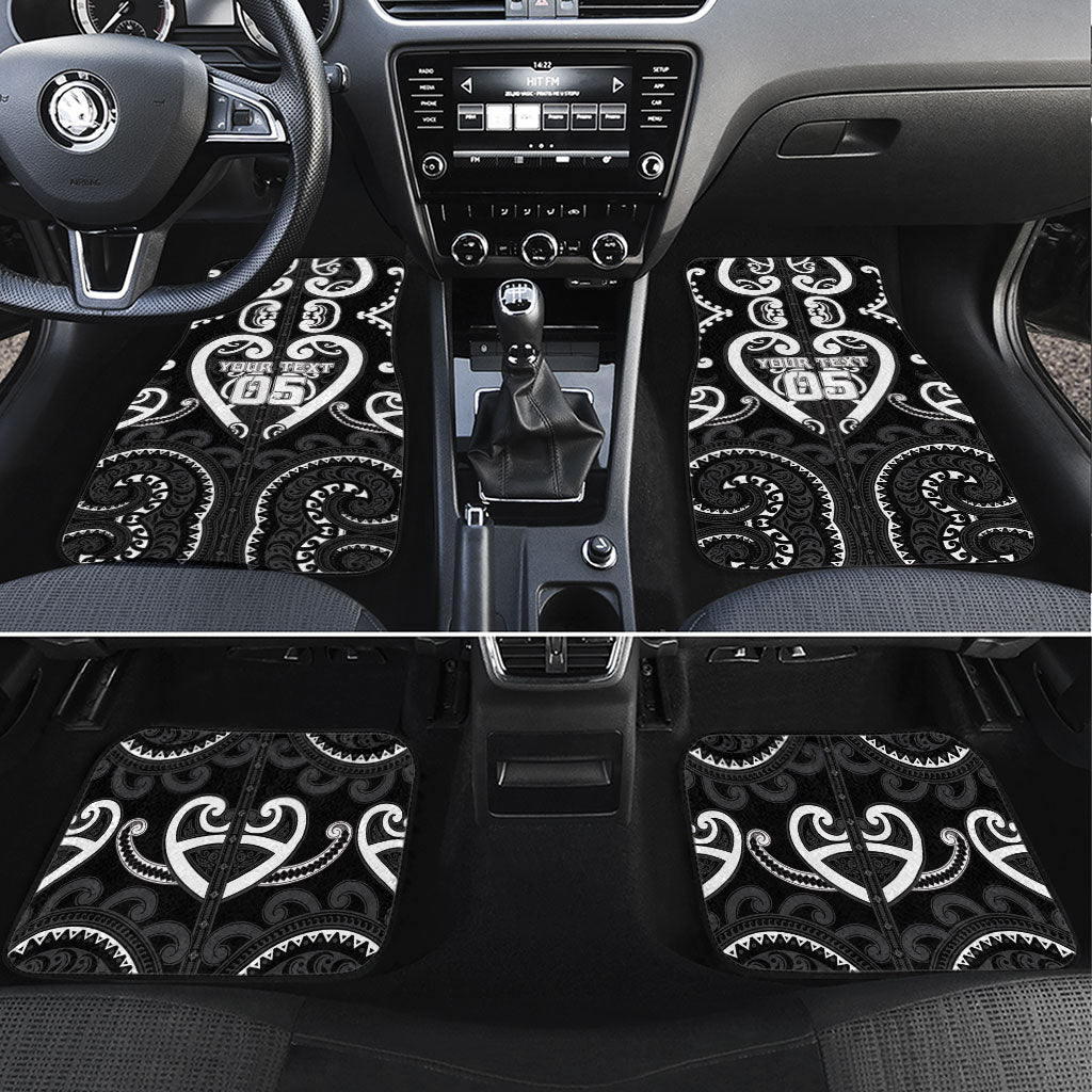 Custom Aotearoa Ngati Raukawa Car Mats Maori Tribal Pattern