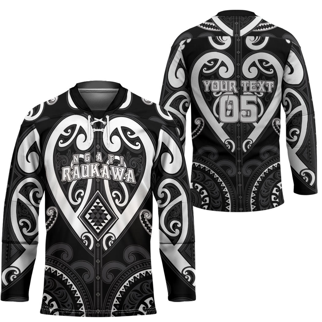 Custom Aotearoa Ngati Raukawa Hockey Jersey Maori Tribal Pattern