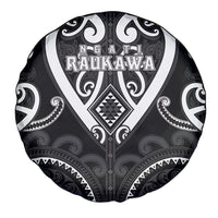 Aotearoa Ngati Raukawa Spare Tire Cover Maori Tribal Pattern