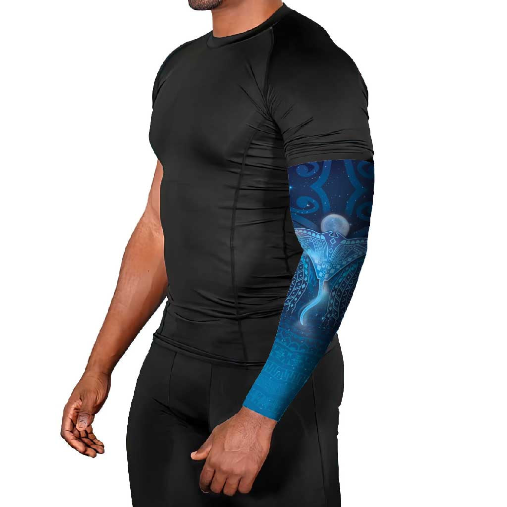 Polynesia Manta Ray Arm Sleeves Let's The Sea Set You Free - Polynesian Pride