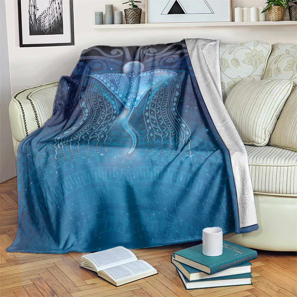 Polynesia Manta Ray Blanket Let's The Sea Set You Free - Polynesian Pride