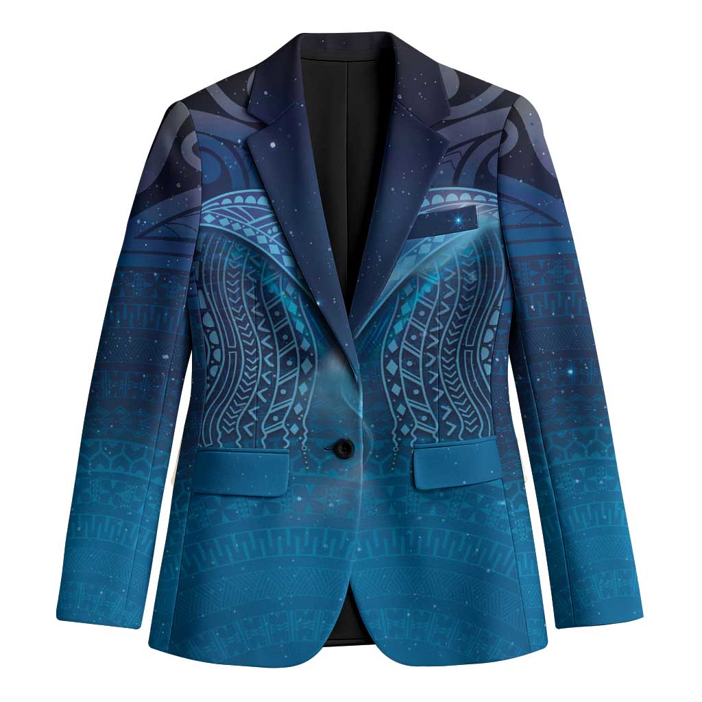 Polynesia Manta Ray Blazer Let's The Sea Set You Free - Polynesian Pride