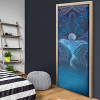 Polynesia Manta Ray Door Cover Let's The Sea Set You Free - Polynesian Pride