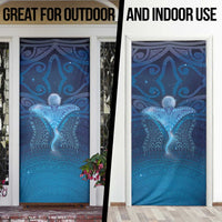 Polynesia Manta Ray Door Cover Let's The Sea Set You Free - Polynesian Pride