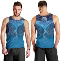 Polynesia Manta Ray Men Tank Top Let's The Sea Set You Free - Polynesian Pride