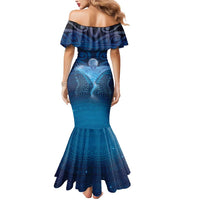 Polynesia Manta Ray Mermaid Dress Let's The Sea Set You Free - Polynesian Pride