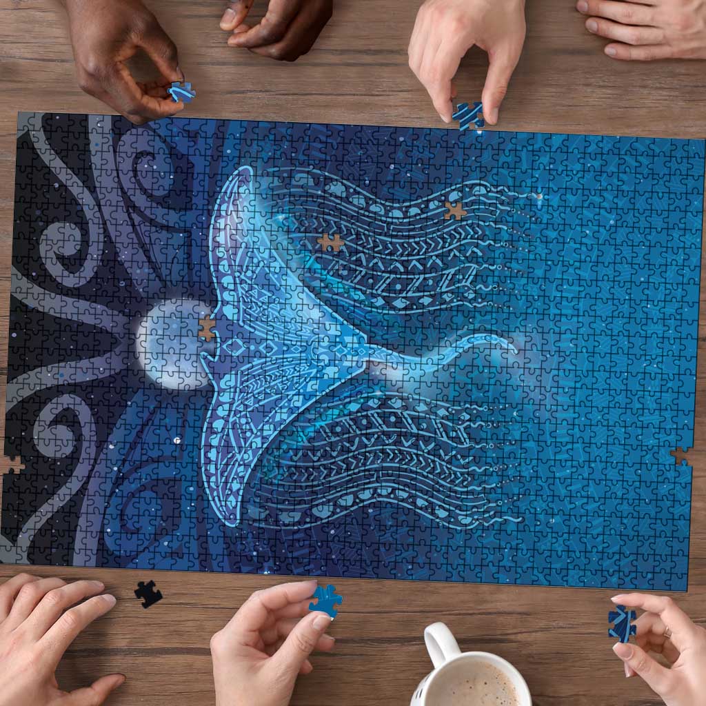 Polynesia Manta Ray Puzzle Let's The Sea Set You Free - Polynesian Pride