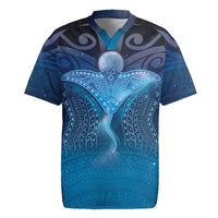 Polynesia Manta Ray Rugby Jersey Let's The Sea Set You Free - Polynesian Pride