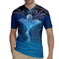 Polynesia Manta Ray Rugby Jersey Let's The Sea Set You Free - Polynesian Pride