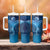 Polynesia Manta Ray Tumbler With Handle Let's The Sea Set You Free - Polynesian Pride