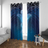 Polynesia Manta Ray Window Curtain Let's The Sea Set You Free - Polynesian Pride