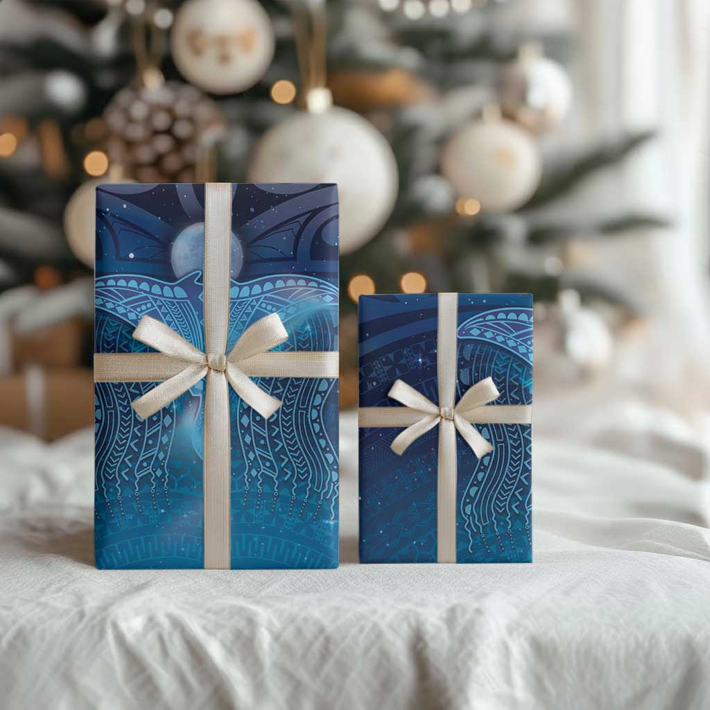 Polynesia Manta Ray Wrapping Paper Let's The Sea Set You Free - Polynesian Pride