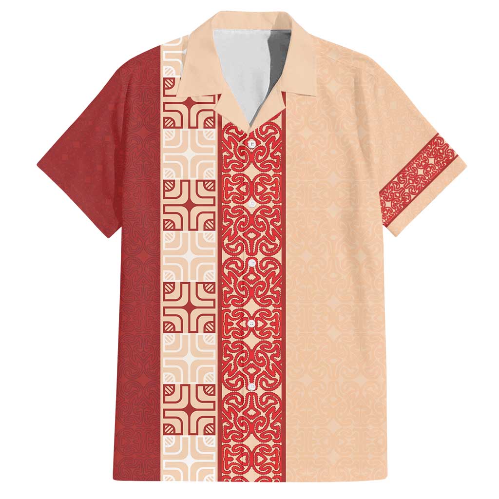 Papua New Guinea Family Matching Puletasi and Hawaiian Shirt Oro Tapa Pattern