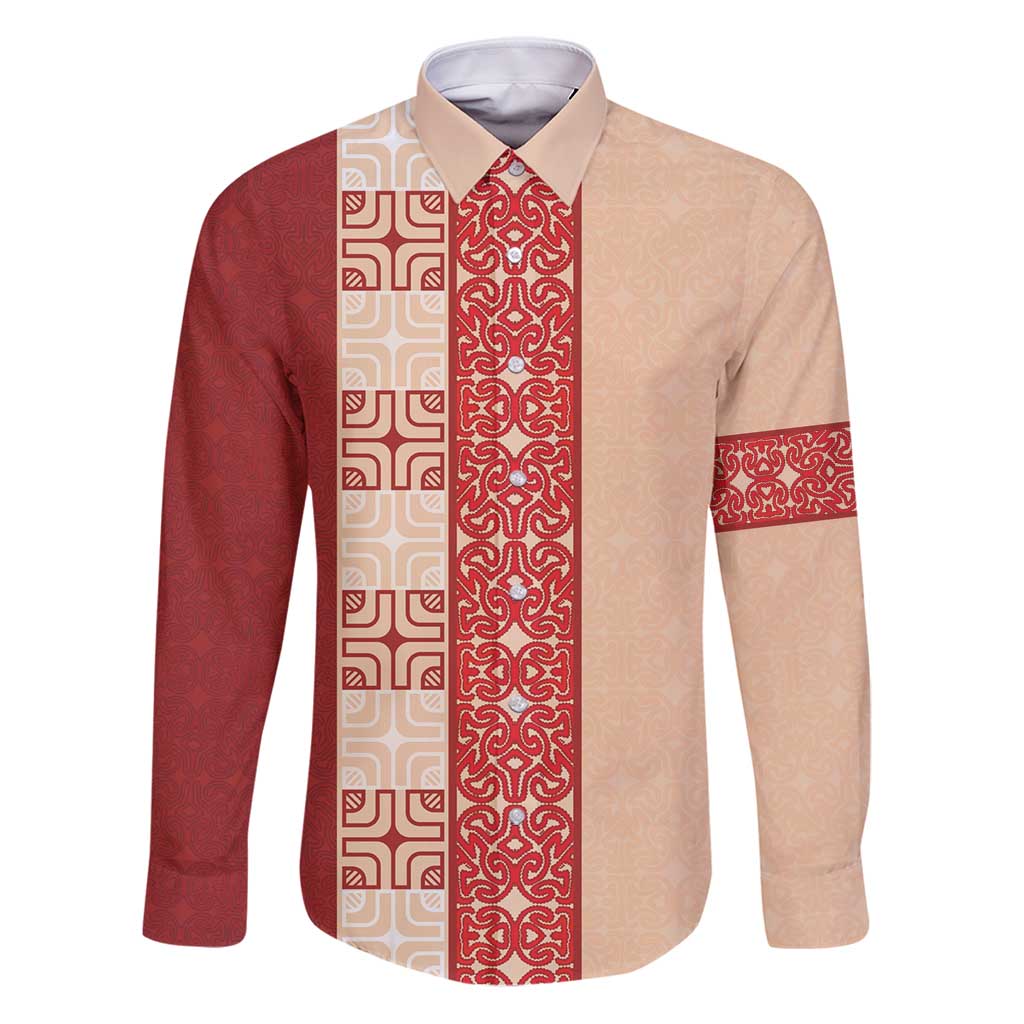 Papua New Guinea Family Matching Puletasi and Hawaiian Shirt Oro Tapa Pattern