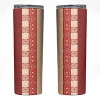 Papua New Guinea Skinny Tumbler Oro Tapa Pattern