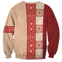 Papua New Guinea Sweatshirt Oro Tapa Pattern