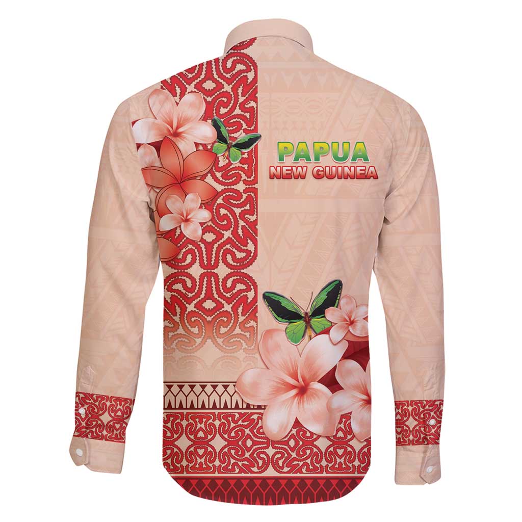 Papua New Guinea Oro Province Family Matching Puletasi and Hawaiian Shirt Oro Birdwing Butterfly