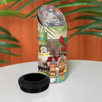 Samoa Culture 4 in 1 Can Cooler Tumbler Embracing The Spirit