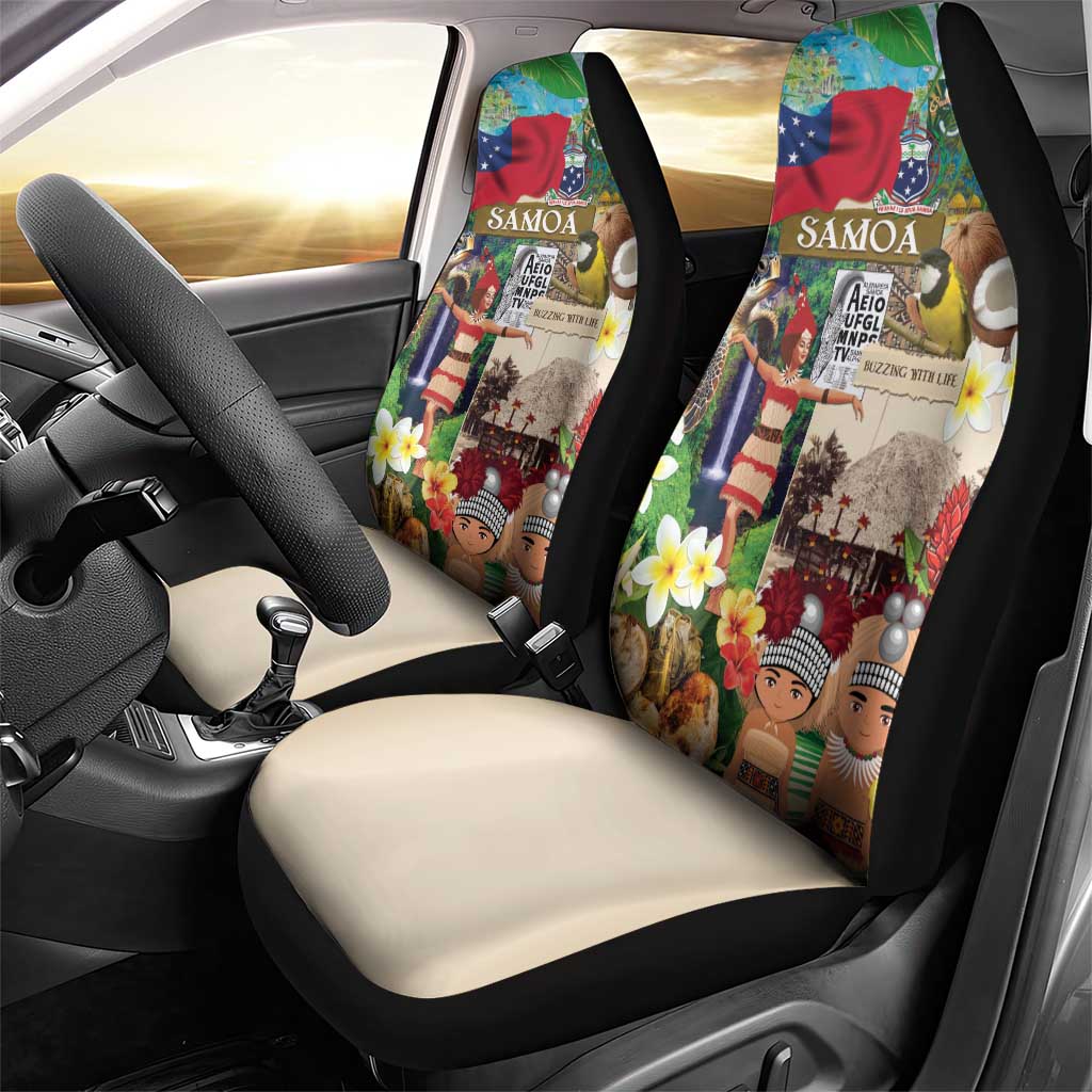 Samoa Culture Car Seat Cover Embracing The Spirit