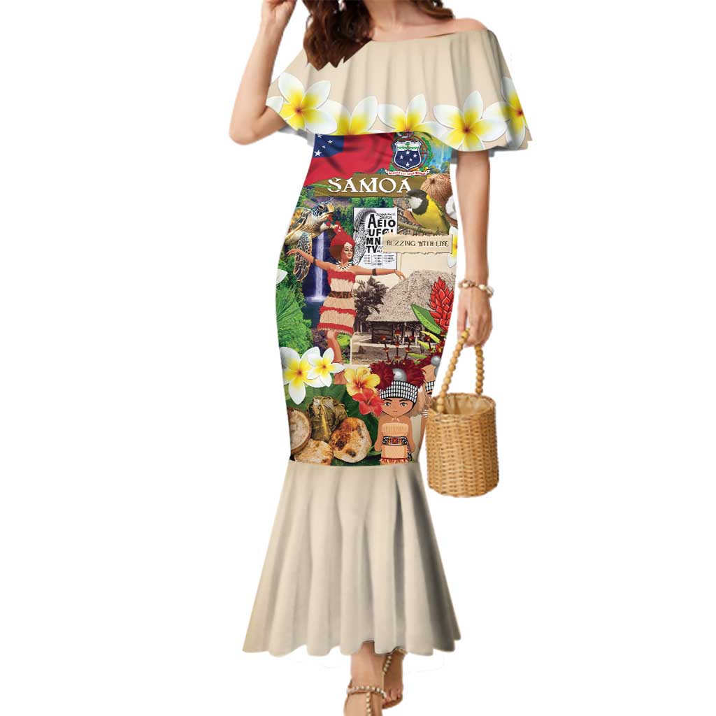 Samoa Culture Family Matching Mermaid Dress and Hawaiian Shirt Embracing The Spirit