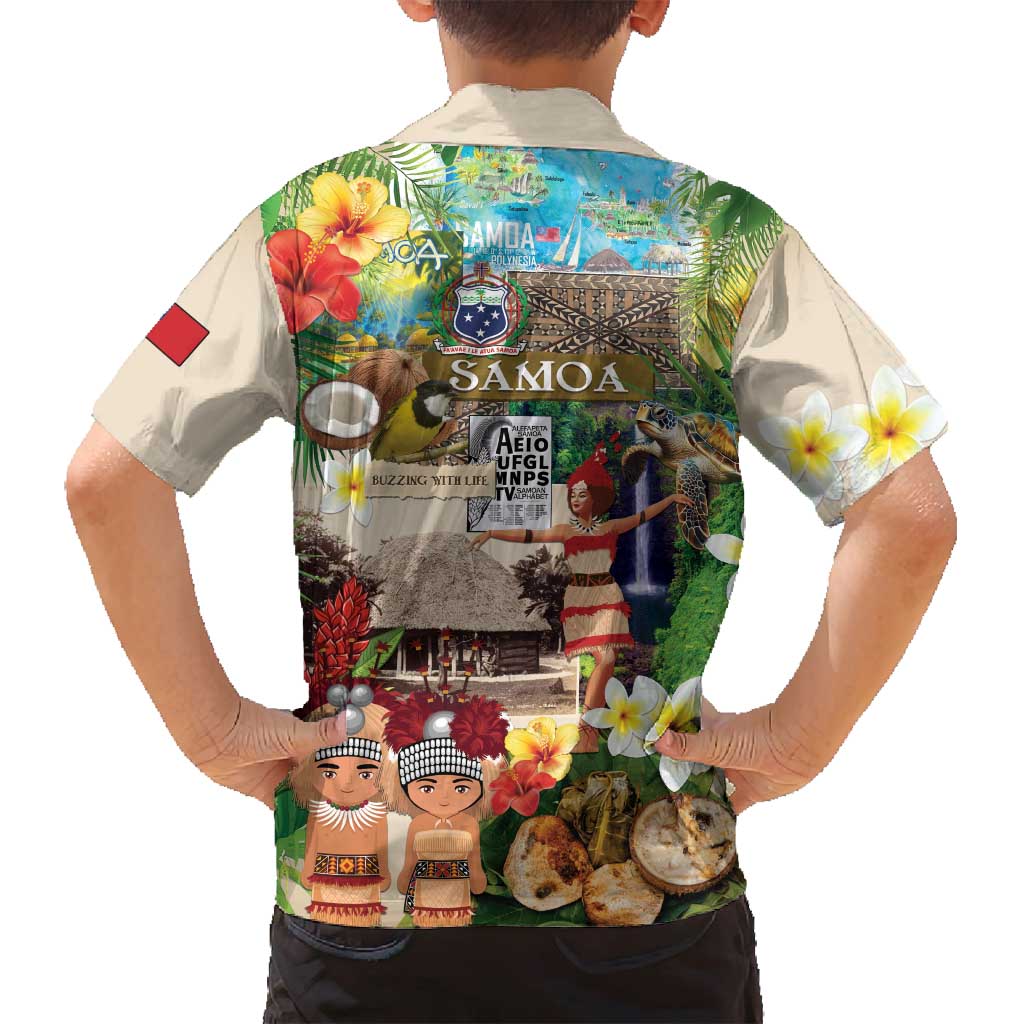 Samoa Culture Family Matching Off Shoulder Maxi Dress and Hawaiian Shirt Embracing The Spirit