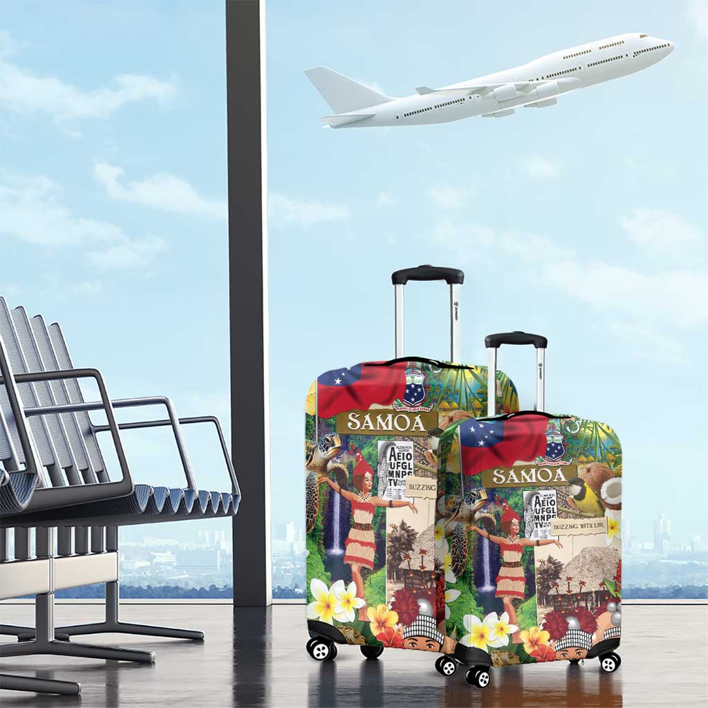 Samoa Culture Luggage Cover Embracing The Spirit