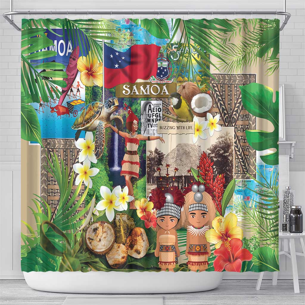 Samoa Culture Shower Curtain Embracing The Spirit