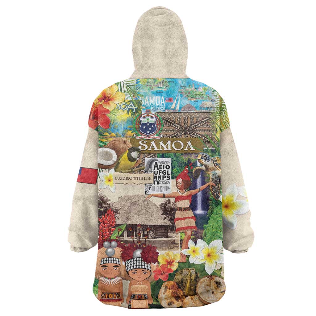 Samoa Culture Wearable Blanket Hoodie Embracing The Spirit