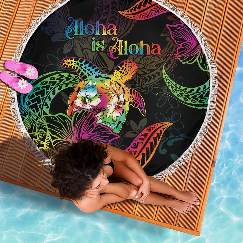 Hawaii Pride Beach Blanket Aloha Is Aloha
