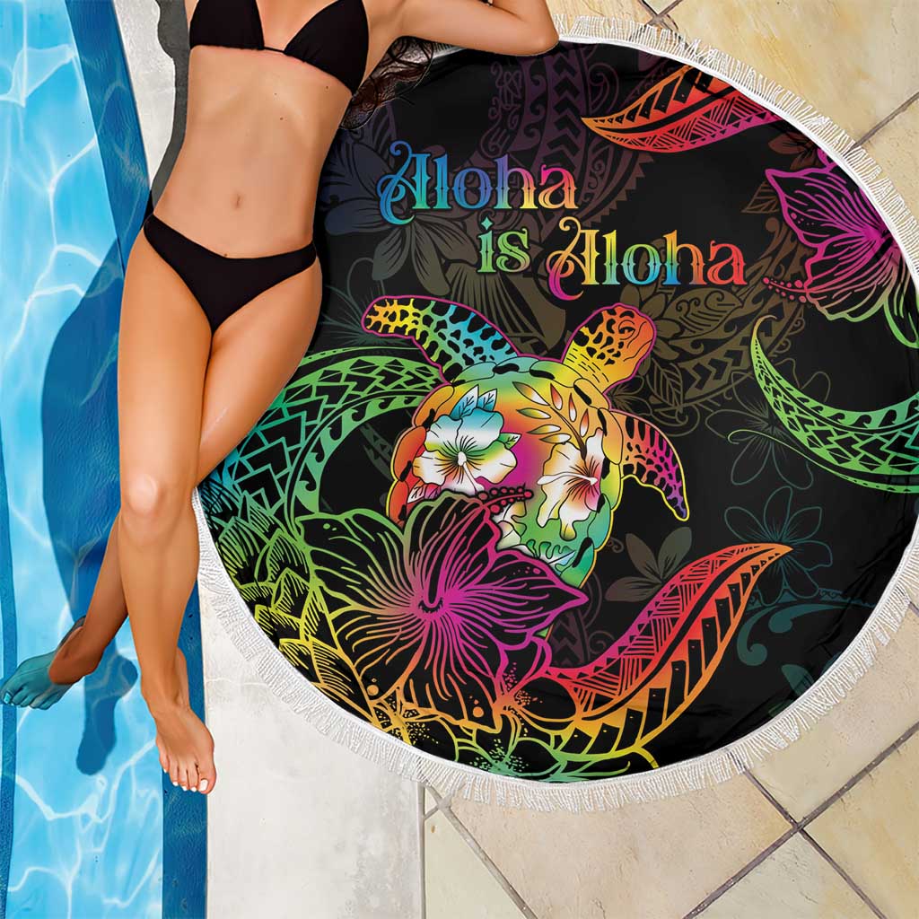 Hawaii Pride Beach Blanket Aloha Is Aloha
