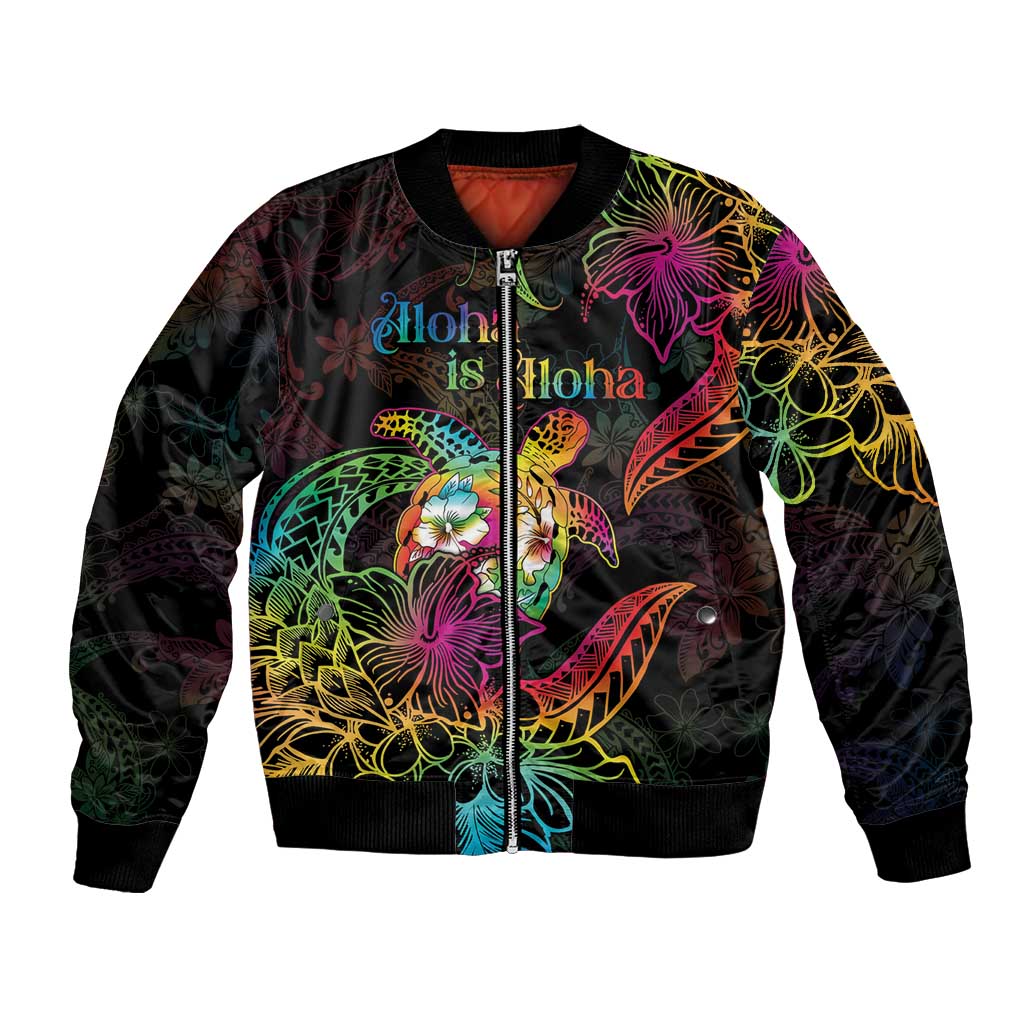 Hawaii Pride Bomber Jacket Aloha Is Aloha