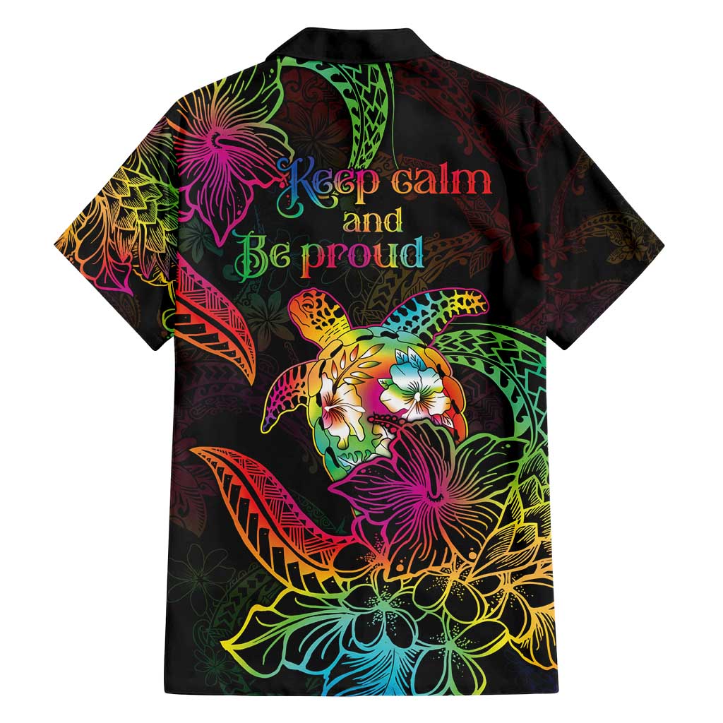 Hawaii Pride Family Matching Long Sleeve Bodycon Dress and Hawaiian Shirt Aloha Is Aloha