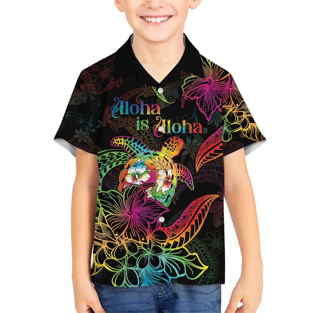 Hawaii Pride Kid Hawaiian Shirt Aloha Is Aloha LT05 Kid Colorful - Polynesian Pride