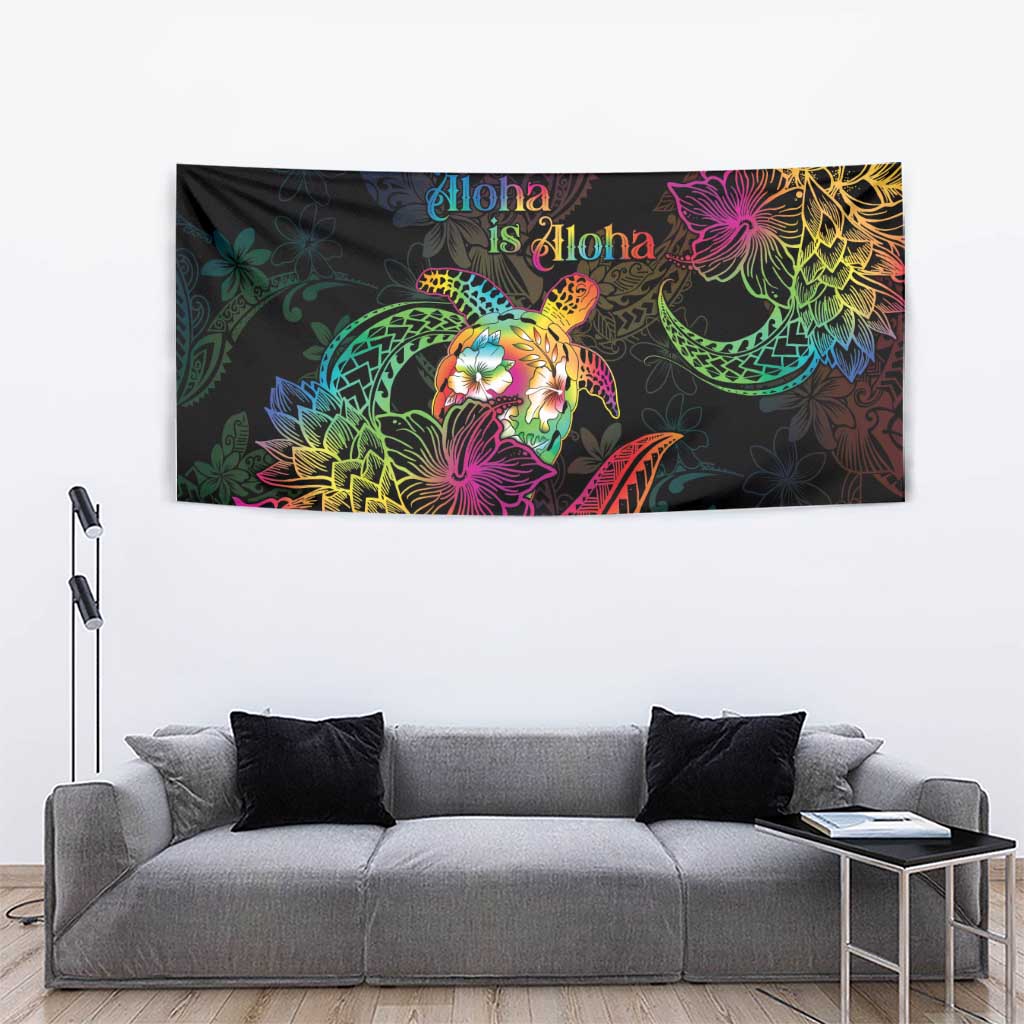Hawaii Pride Tapestry Aloha Is Aloha