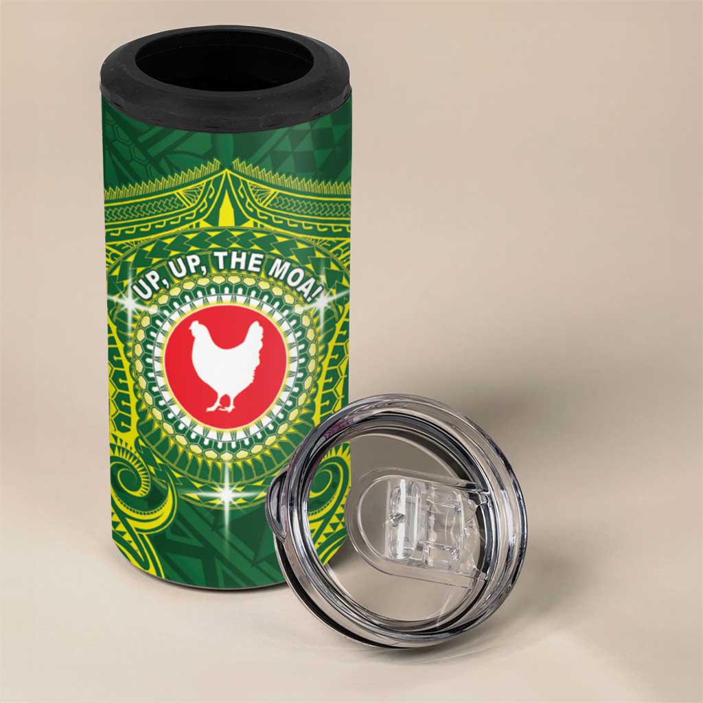 Personalized American Samoa Manua Cession Day 4 in 1 Can Cooler Tumbler Up Up The Moa