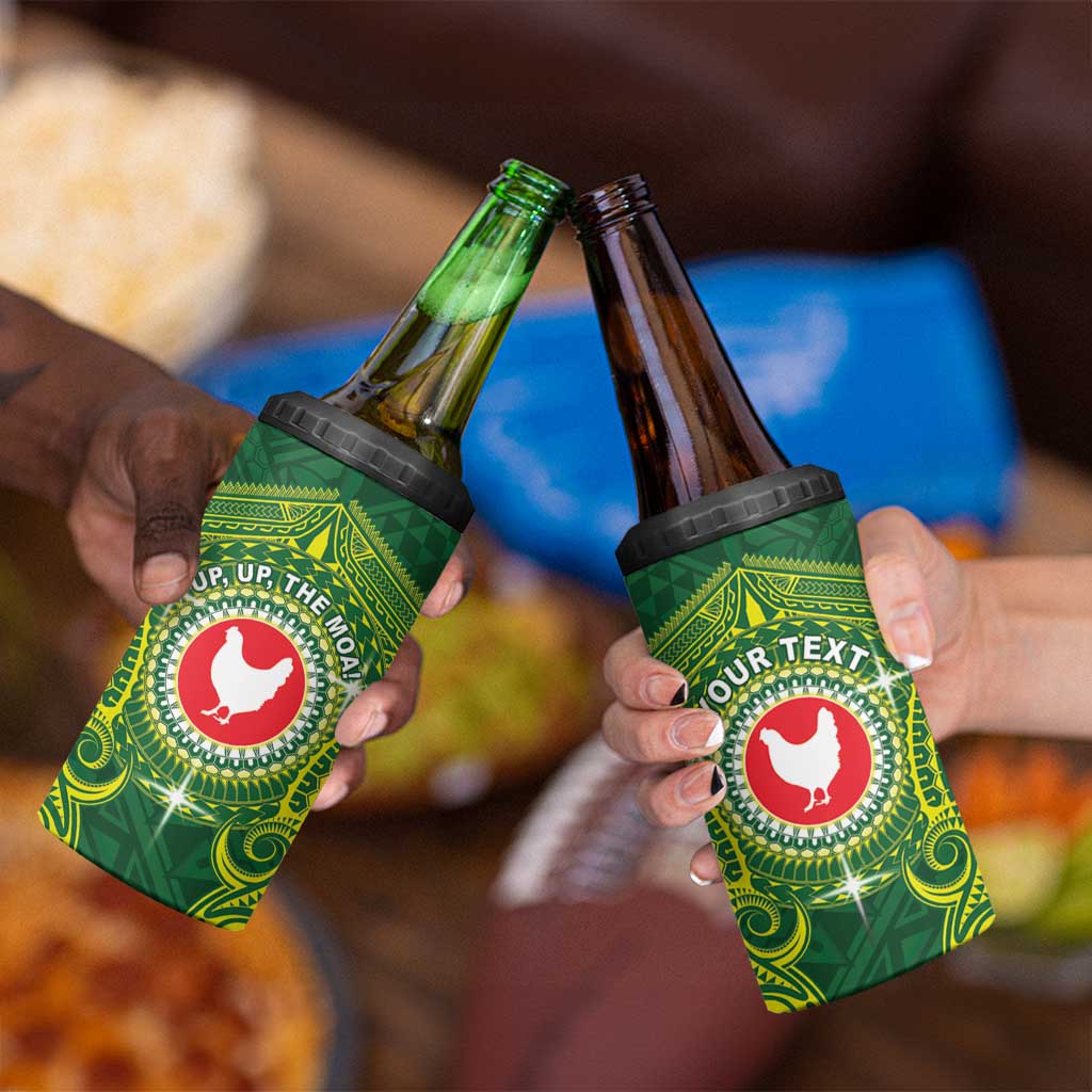 Personalized American Samoa Manua Cession Day 4 in 1 Can Cooler Tumbler Up Up The Moa