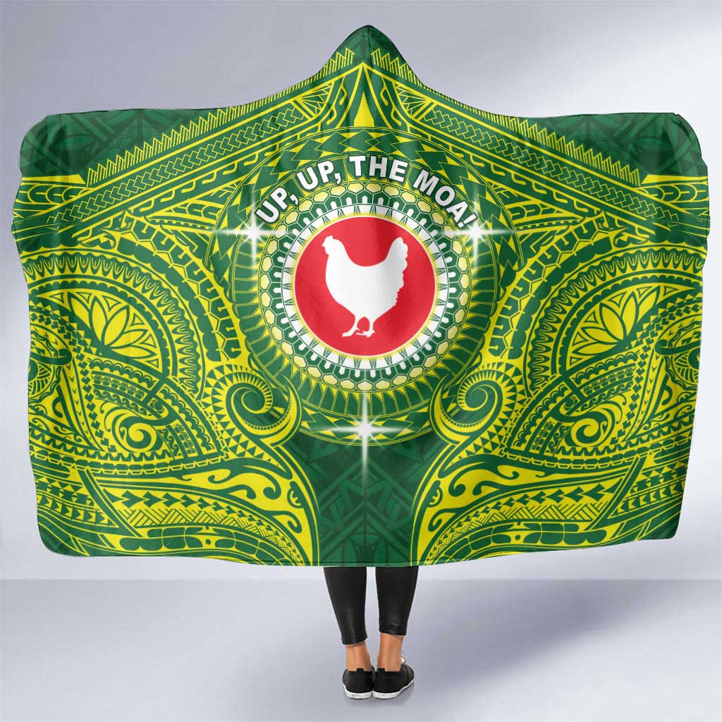 American Samoa Manua Cession Day Hooded Blanket Up Up The Moa