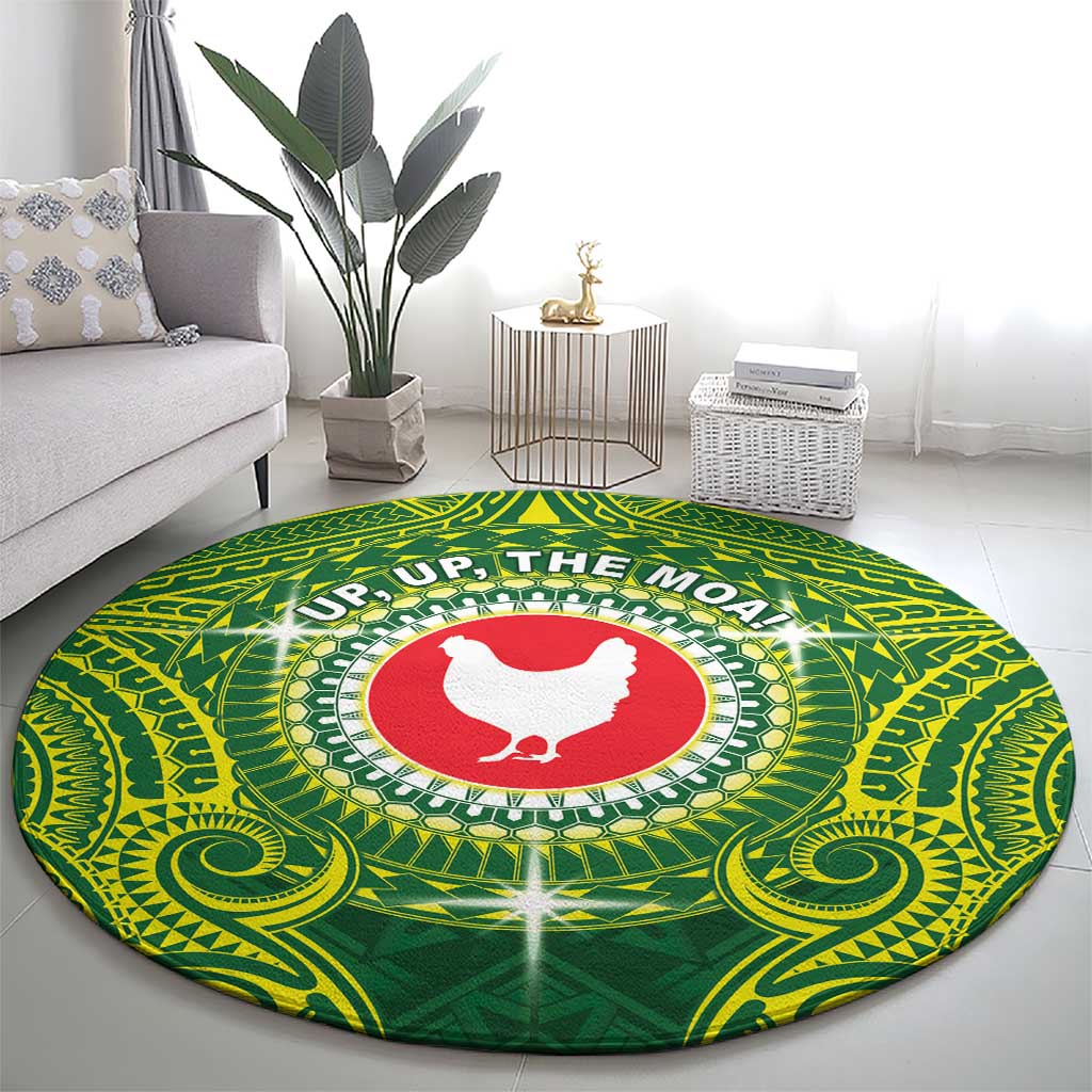 American Samoa Manua Cession Day Round Carpet Up Up The Moa