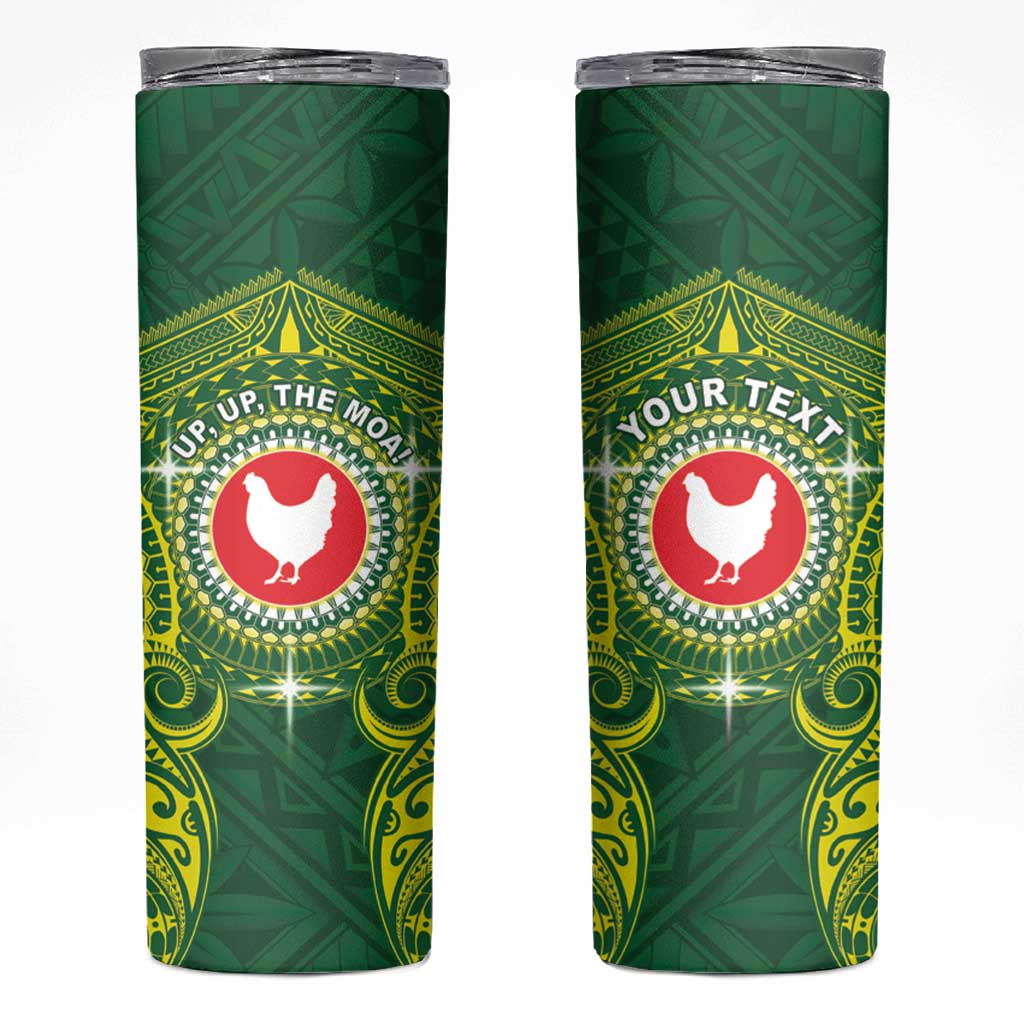 Personalized American Samoa Manua Cession Day Skinny Tumbler Up Up The Moa
