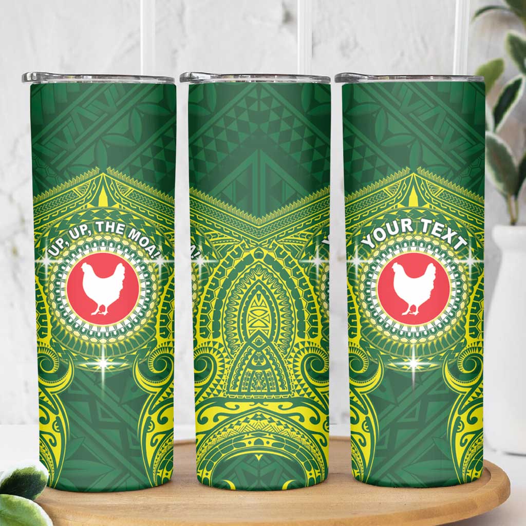 Personalized American Samoa Manua Cession Day Skinny Tumbler Up Up The Moa