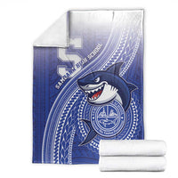 Samoana High School Blanket Polynesian Tribal Shark