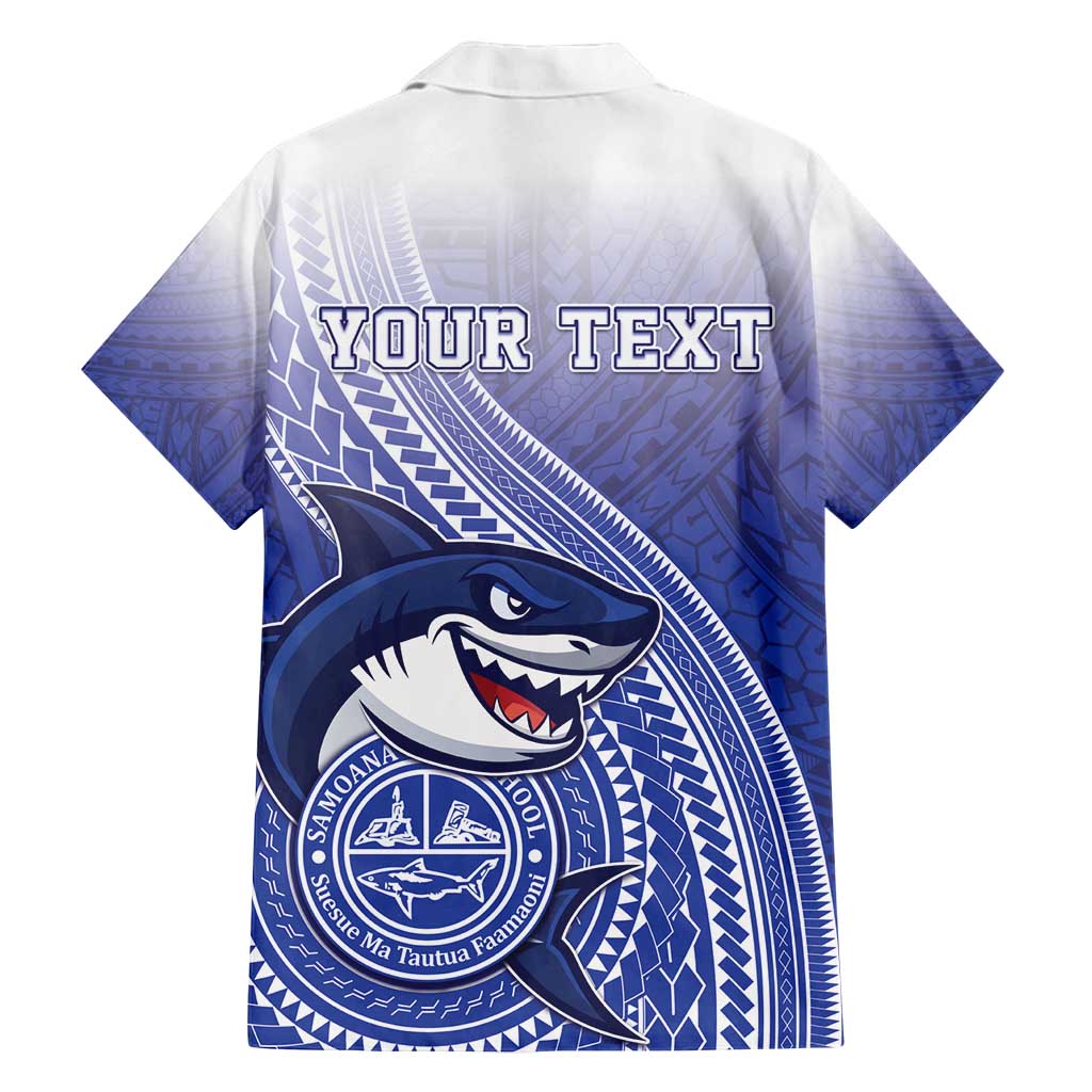 Personalized Samoana High School Family Matching Puletasi and Hawaiian Shirt Polynesian Tribal Shark LT05 - Polynesian Pride