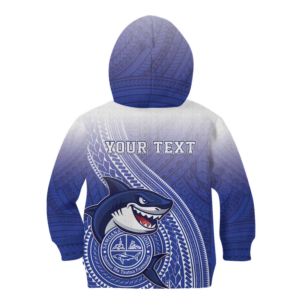 Personalized Samoana High School Kid Hoodie Polynesian Tribal Shark LT05 - Polynesian Pride