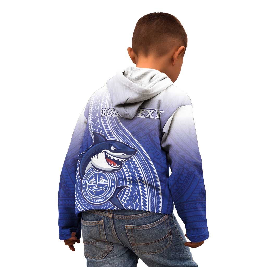 Personalized Samoana High School Kid Hoodie Polynesian Tribal Shark LT05 - Polynesian Pride